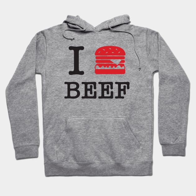 I Love Beef Hoodie by Woah_Jonny